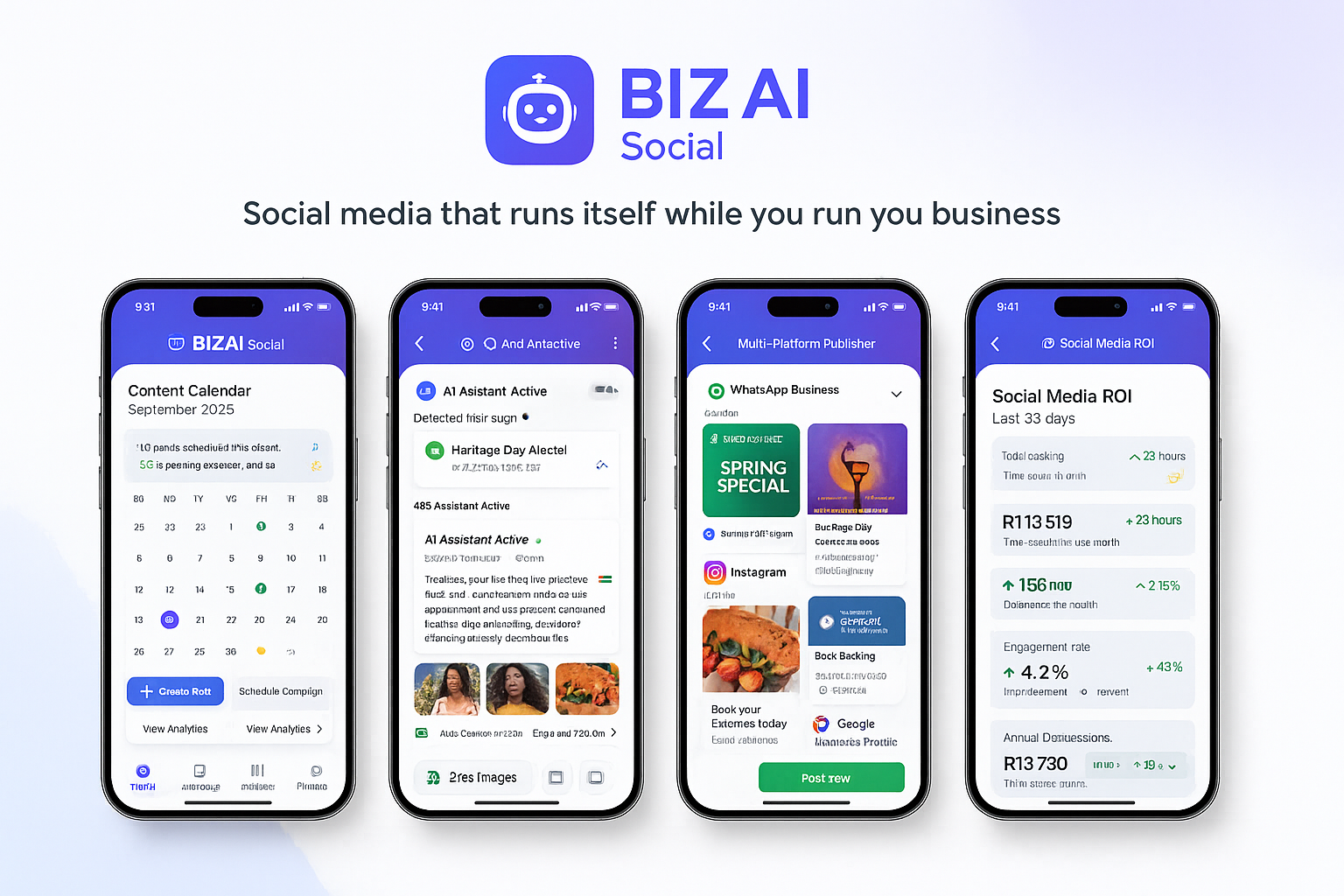BizAI Social App Demo