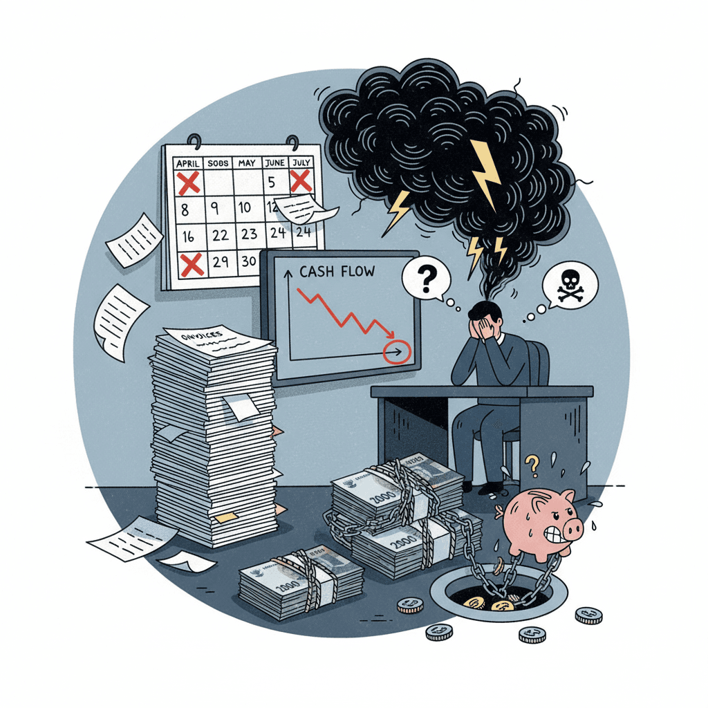 Invoices Sent Weeks Late (or Never)