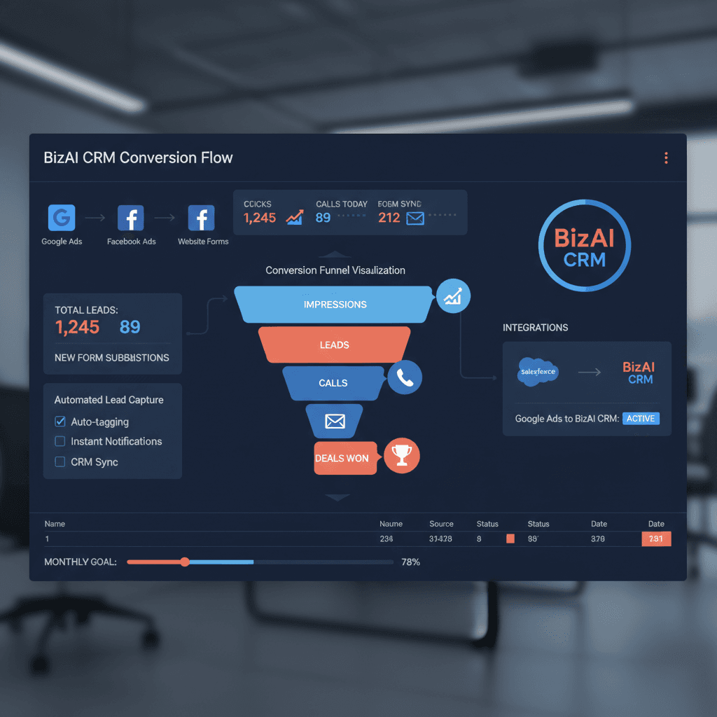 Google Ads to BizAI CRM integration