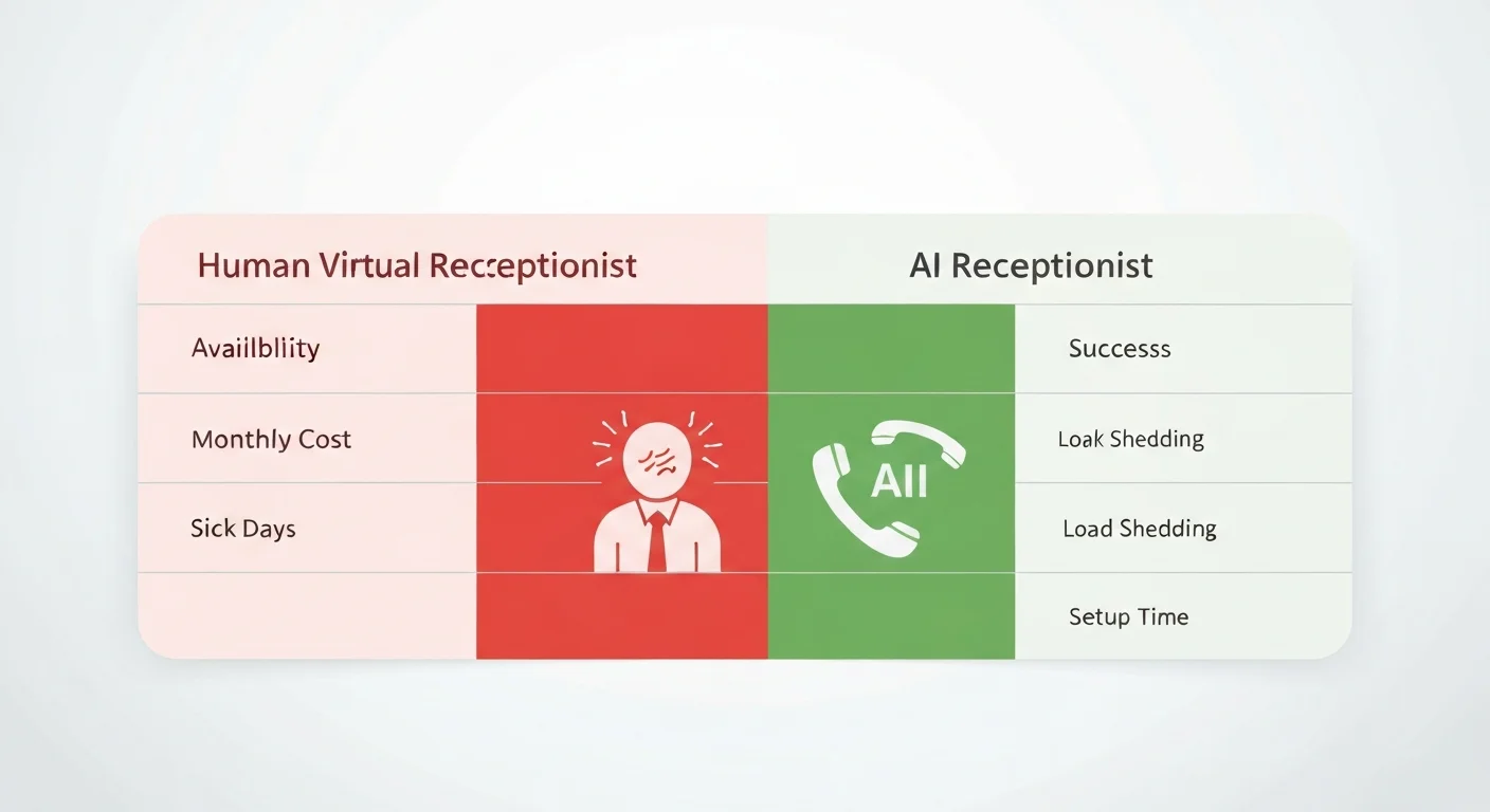 ROI calculation AI receptionist small business South Africa