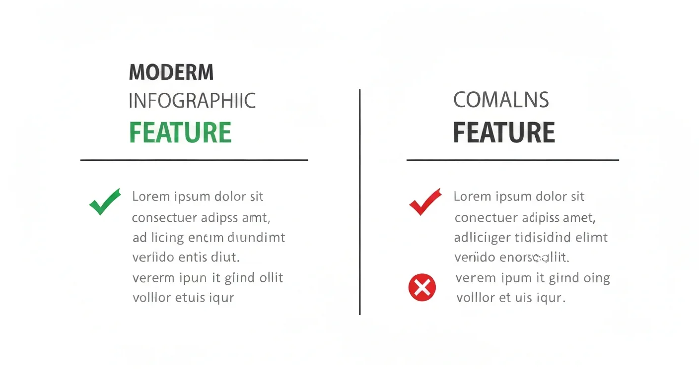 Feature comparison checklist between AI platforms
