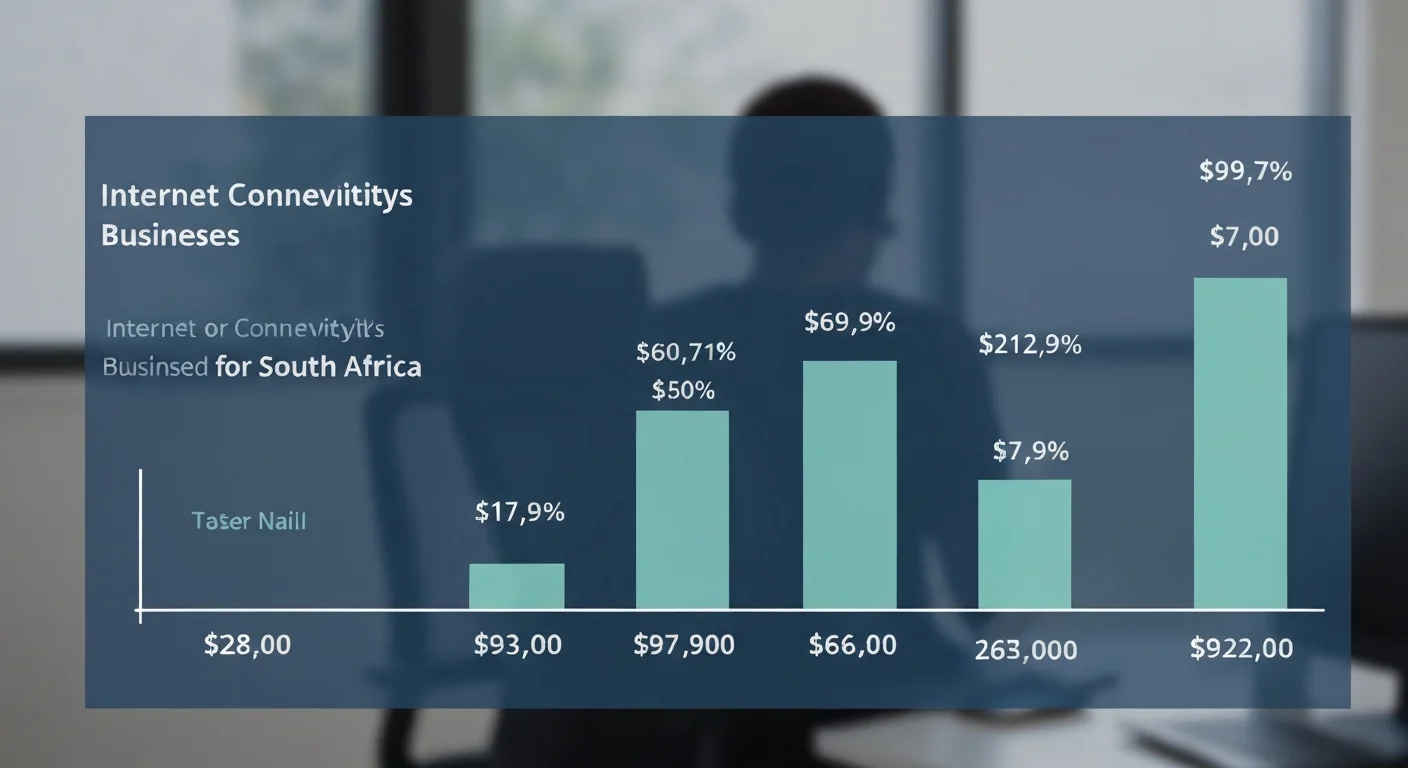 Cost comparison of business internet options in South Africa 2026