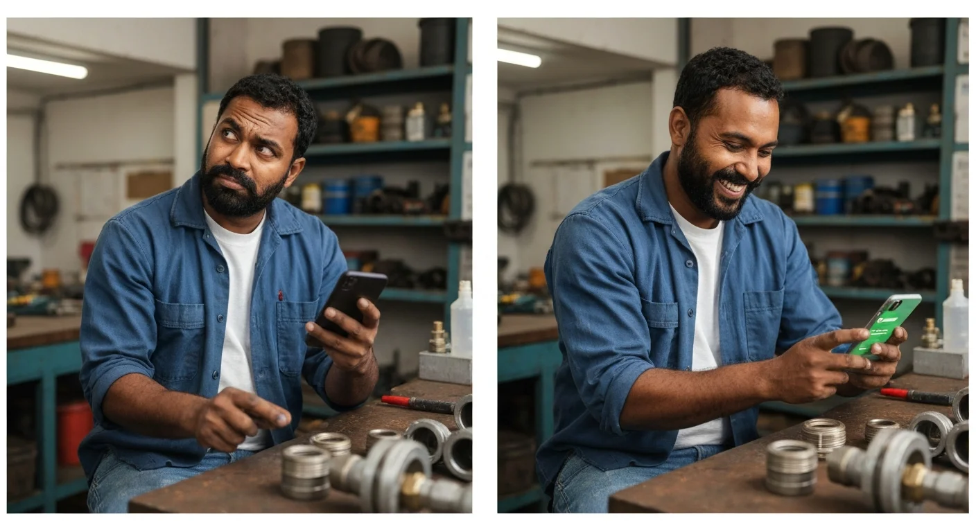 Estate agent in South Africa using AI WhatsApp inbox to book property viewings automatically